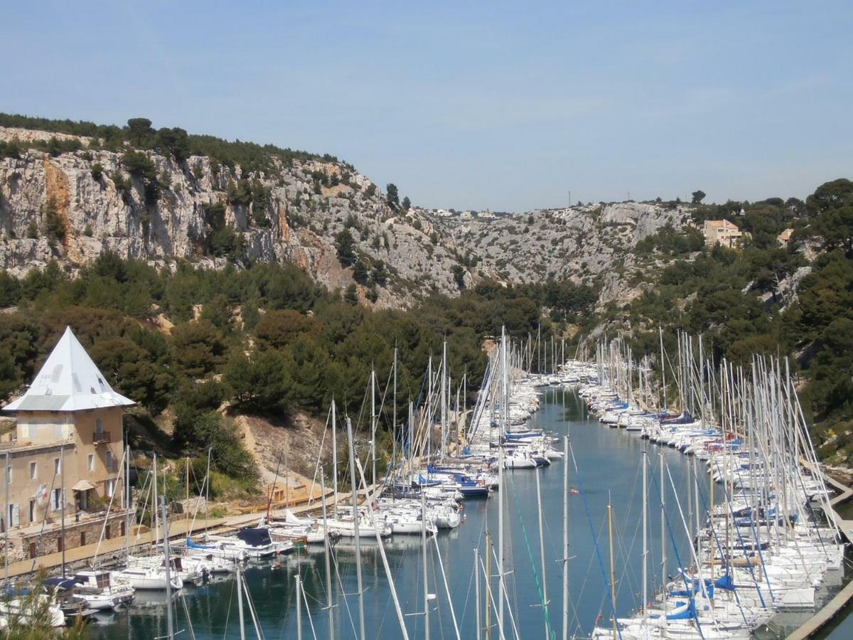 Appartamento Les Barques, Vue Splendide Sur Le Port De Cassis Esterno foto